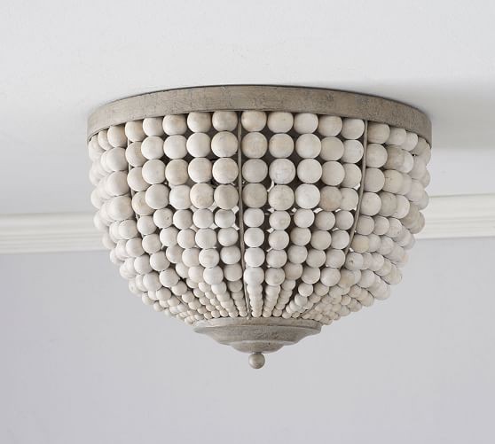 Leila Beaded Flushmount | Pottery Barn (US)