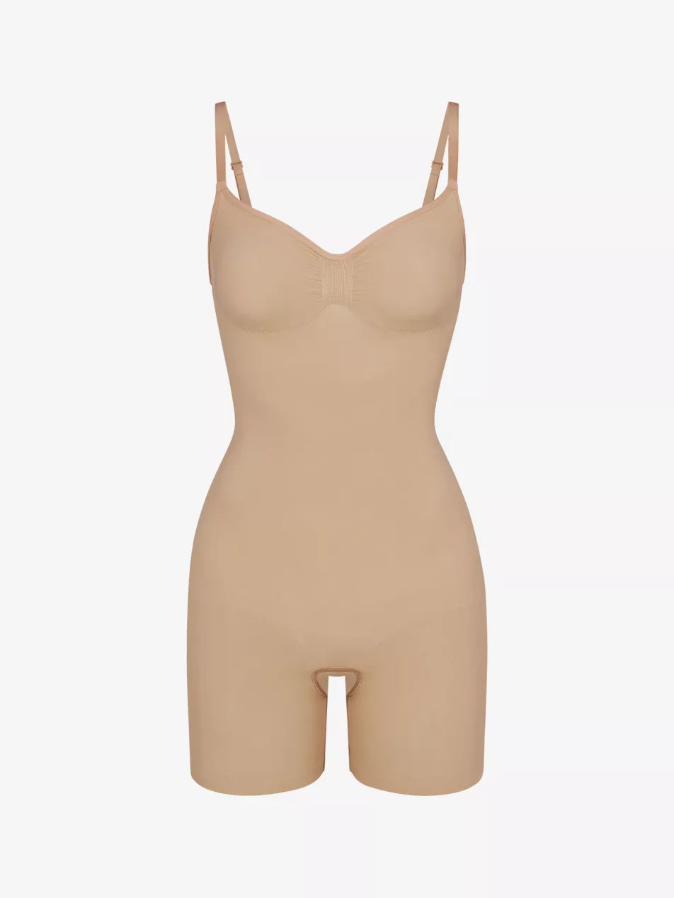 SKIMS - Sculpt ruched stretch-woven body | Selfridges.com | Selfridges