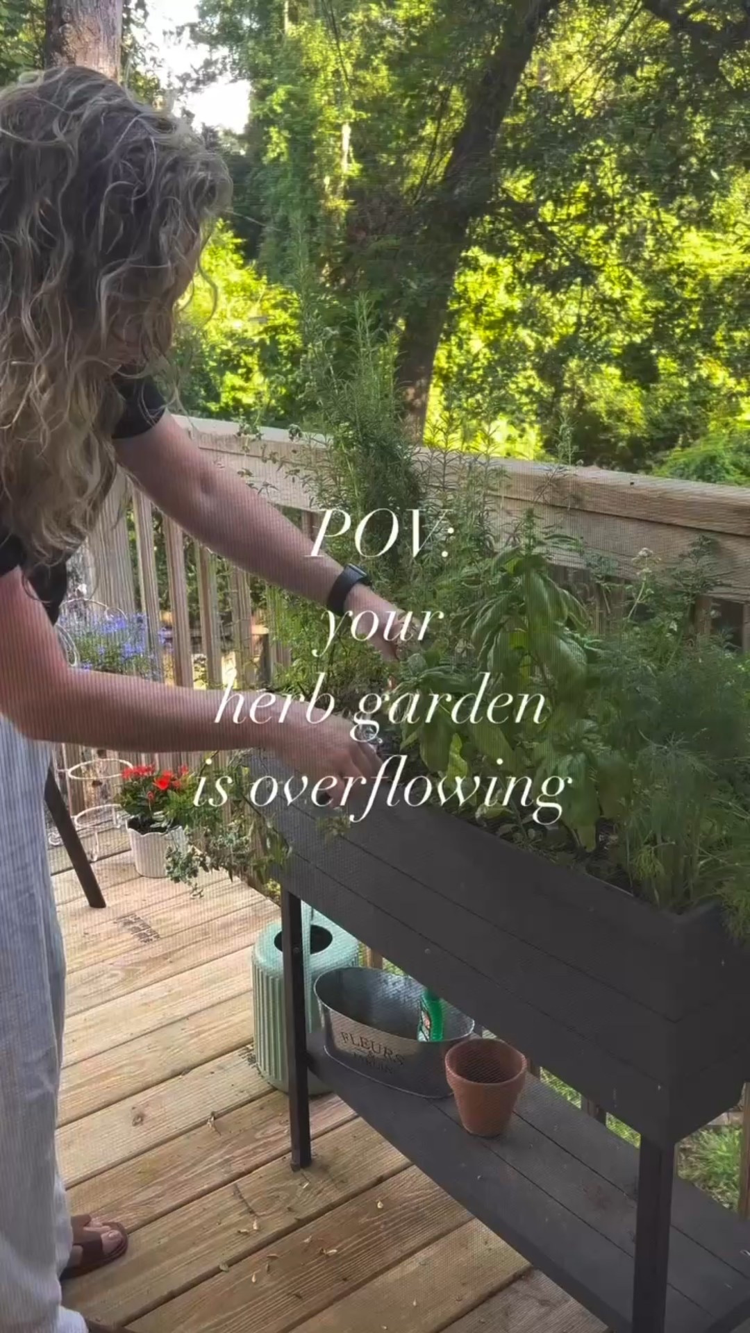 You know it’s summer when your herb garden is overflowing. 🤗 This standing herb garden is one of the best purchases I have ever made! 🌿

#LTKSeasonal #LTKSummerEdit #LTKHome