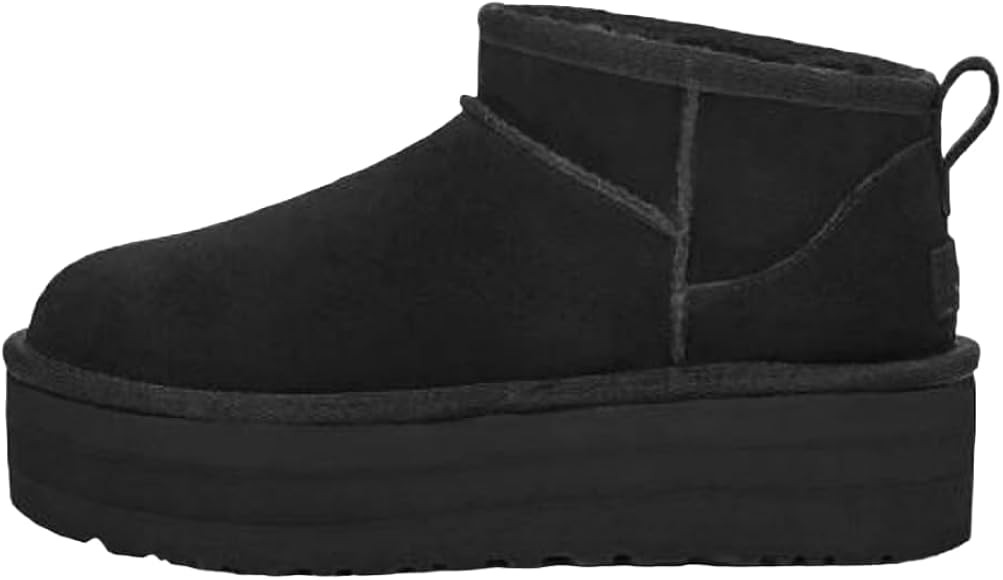 Shoes8teen Platform Mini Boot For Women Short Ankle Boot Fur Fleece Lined Sneakers Classic Ultra ... | Amazon (US)