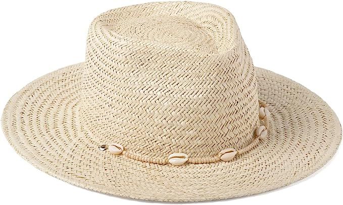 Lack of Color Women's Seashells Fedora Straw Hats | Amazon (US)