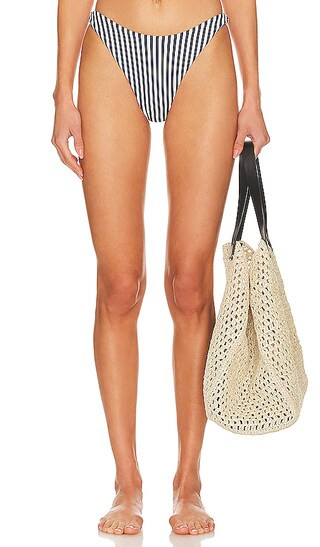 Elvis Bikini Bottom in Blue Stripe | Revolve Clothing (Global)