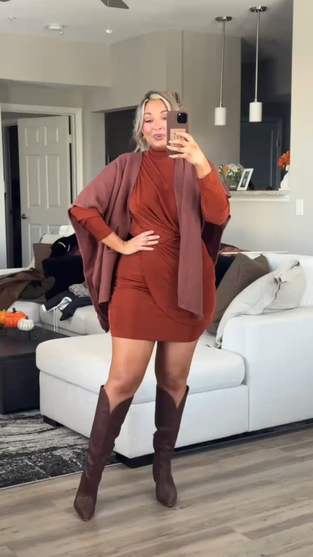 Thanksgiving outfits under $40 that look designer! 🍁 Chic, cozy, and budget-friendly finds perfect for family dinner or Friendsgiving. 

Wearing a large in the dresses, medium in the tops and large in the bottoms 

#ThanksgivingOutfits #AffordableFashion #FallStyle #LTKFinds #HolidayLooks



#LTKStyleTip #LTKSeasonal #LTKMidsize
