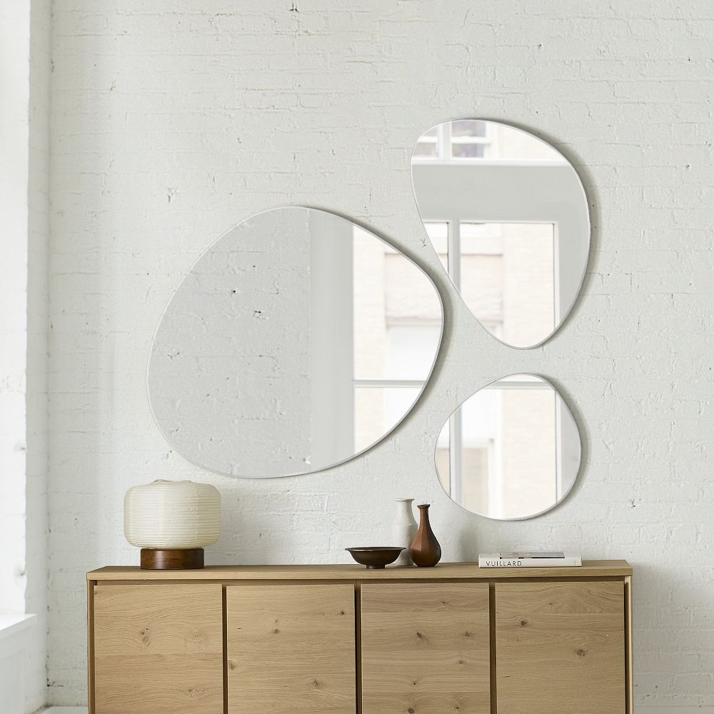 Fenny Frameless Tear Drop Wall Mirrors | West Elm (US)