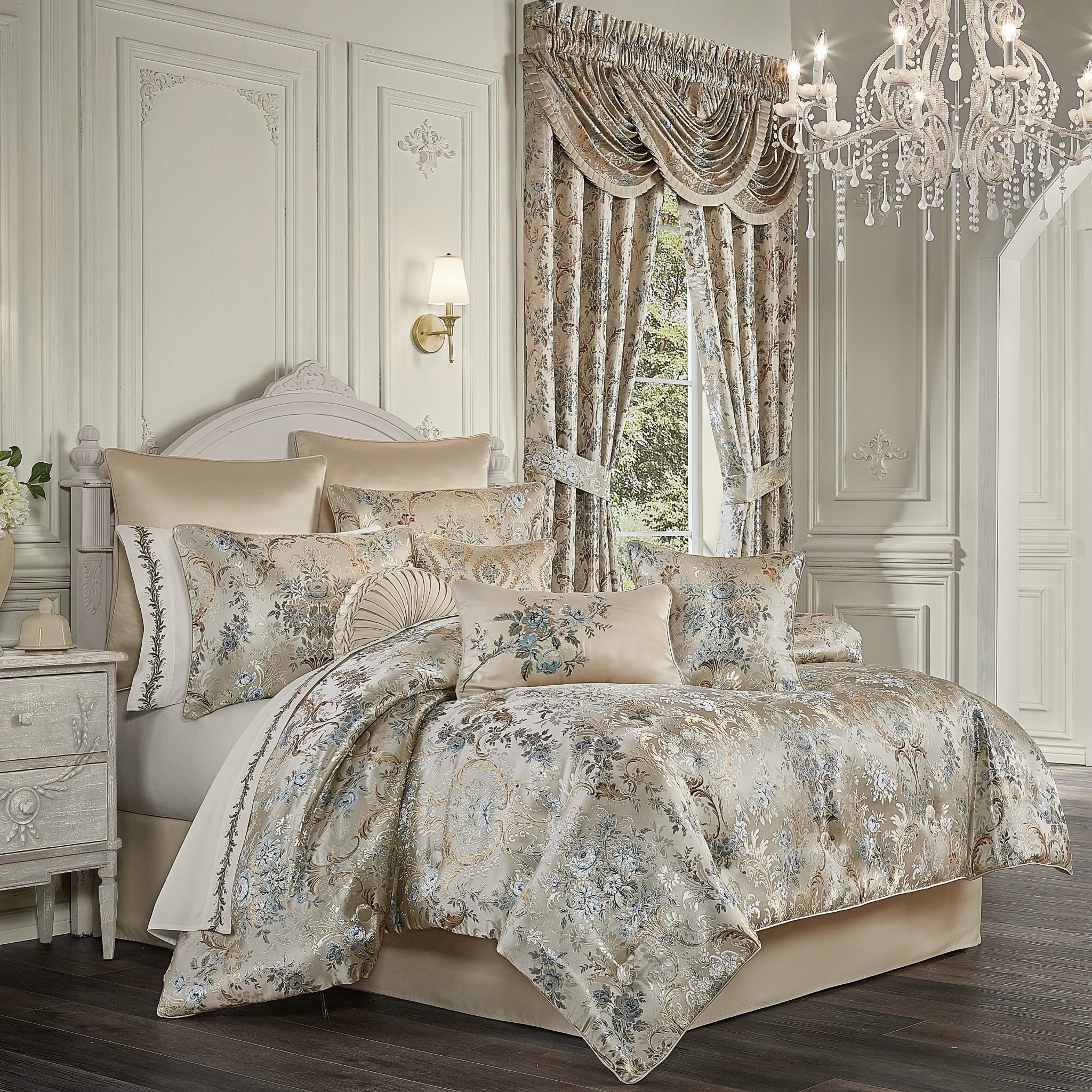 Inspired by French Rocco-style art, this four-piece luxury bedding set is modern royalty. ON SALE and under $300.

Keywords: Luxury comforter set, comforter set, bedding, bedding set, bedroom refresh, bedding, bedroom, home refresh

#LTKSaleAlert #LTKHome #LTKSeasonal
