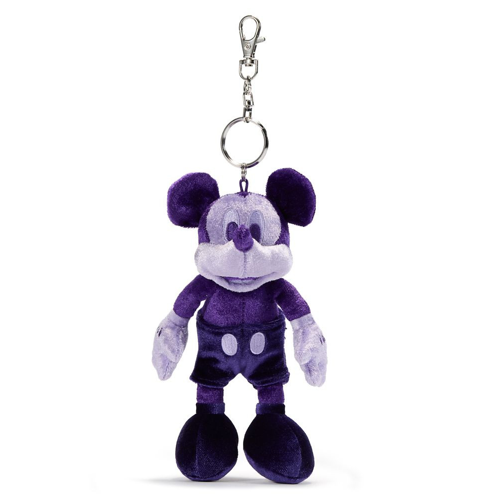 Mickey Mouse Plush Keychain Bag Charm – Purple – 7 1/4'' – Exclusive – D23: The Ultimate ... | Disney Store