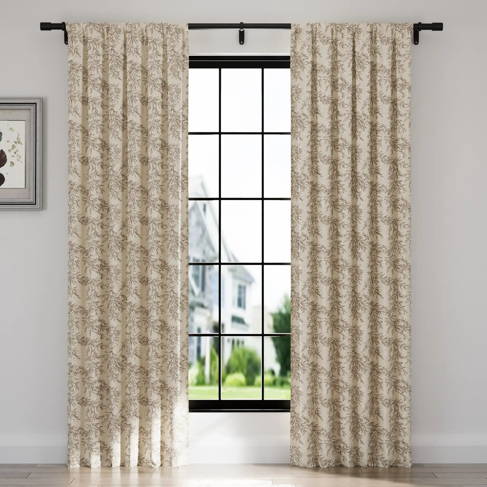 Sara Le Print Linen Drapery Soft Top | TWOPAGES