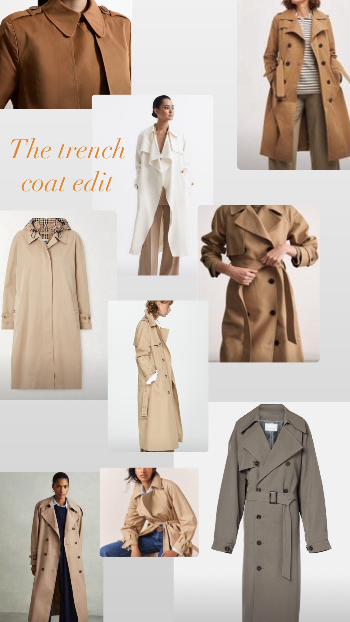 Favourite trench coats 🧥 

#TrenchCoat #TrenchStyle #Outerwear #FashionLayering #FallFashion #ChicCoat #ClassicStyle #StreetStyle #OOTD #CoatWeather #burberry 

#LTKautumn #LTKluxury #LTKworkwear