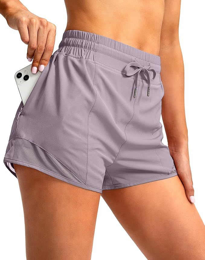 G Gradual Women's High Waisted Running Shorts Quick Dry Athletic Workout Gym Shorts for Women wit... | Amazon (US)
