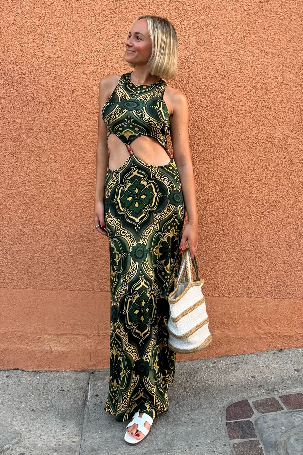 Vacation outfit of my dreams - the perfect summer holiday dress! True to size and stretchy fabric and on sale at Revolve currently. I am wearing a XS/ US 4/ US 8 
Savannah Morrow is a beautiful sustainable brand that only works with natural fabrics!

#LTKHoliday #LTKsalealert #LTKtravel