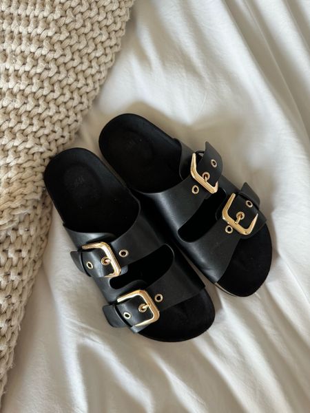 H&M sandals under $30, so similar to the birks! 

#LTKfindsunder50