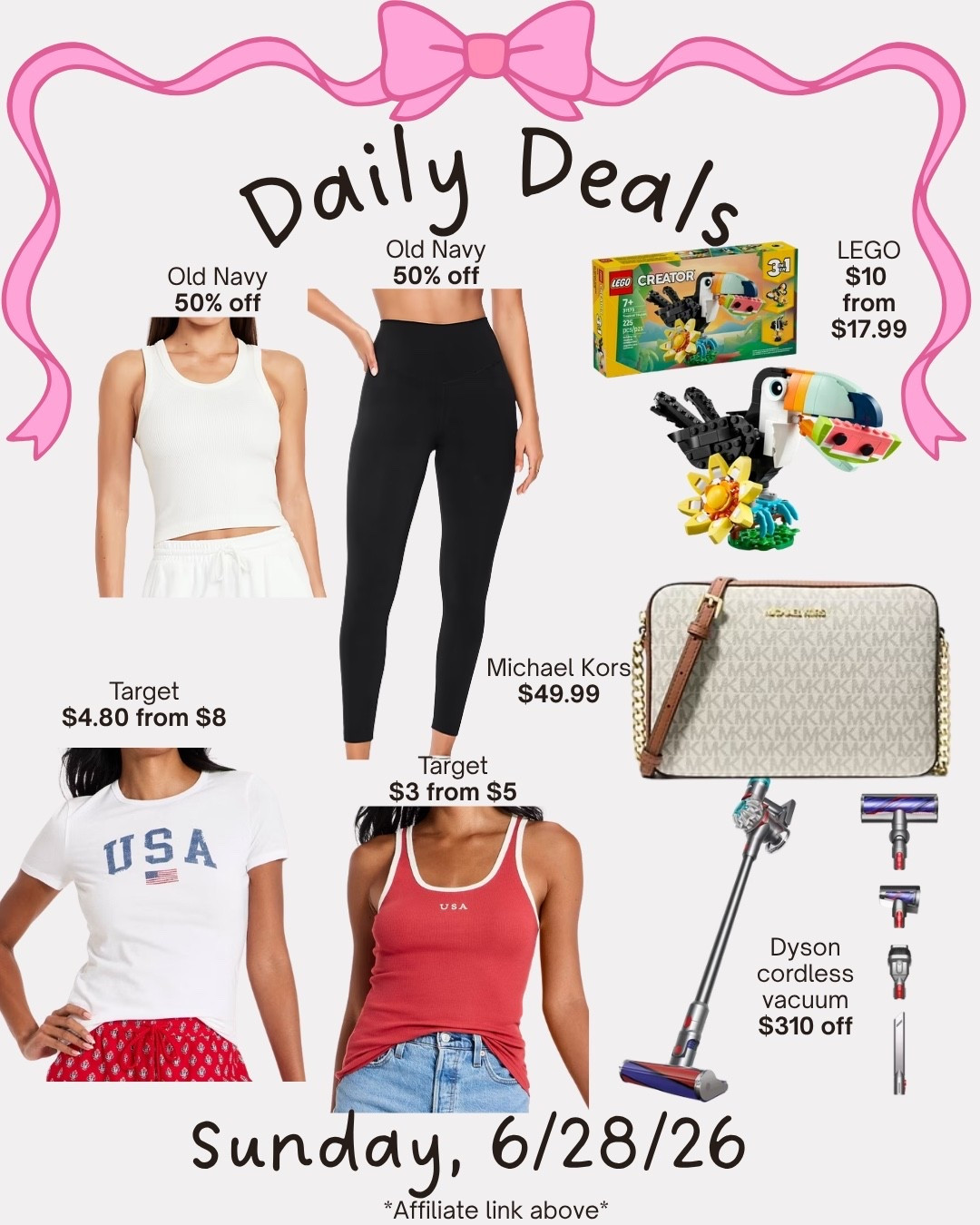 Daily deals

#LTKSaleAlert #LTKMidsize #LTKSeasonal