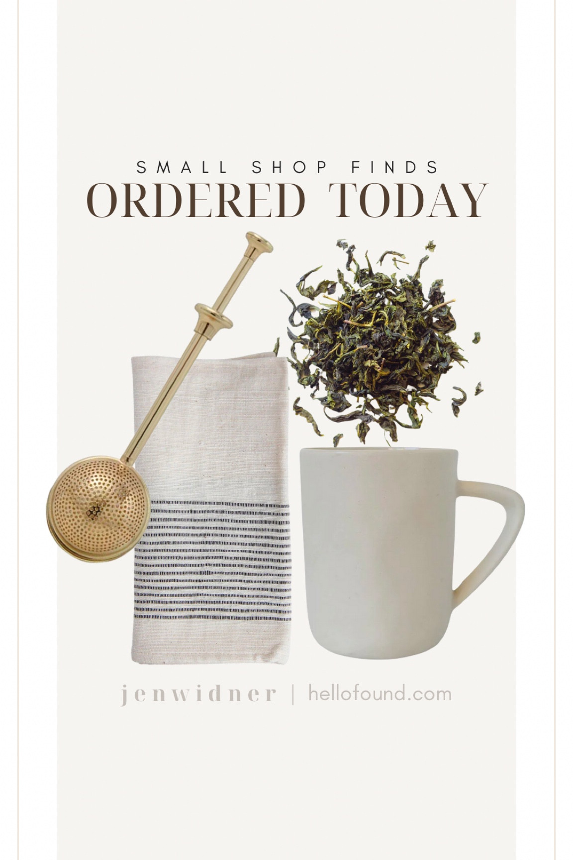 I love to treat myself to a beautiful kitchen gadget now and then. I figured I’d feel more majestic steeping my tea with this fancy spring action tea strainer for loose tea. I’m going to relax, unwind and sip my fancy steeped tea while I think about all the to do’s I havent finished! This gadget would also make a great gift!

#tea #teatowel #kitchengadget #brass #shopsmall #kitchen #fancy #teatime

#LTKFind #LTKunder50 #LTKhome