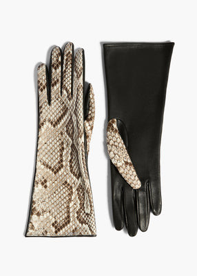 KHAITE - Remo Mid Gloves In Natural | Khaite