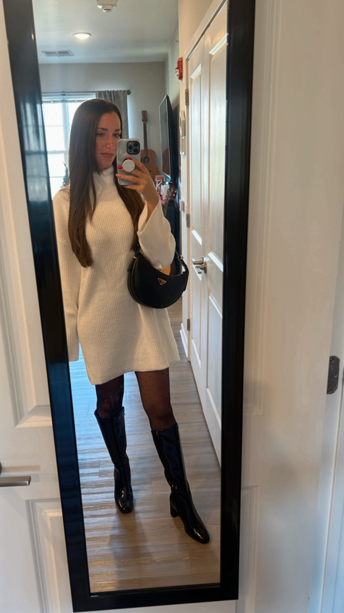 My favorite sweater dress it’s a  beautiful winter white 😍 shop now at princess polly to get it discounted! 🎄

#LTKshoecrush #LTKHoliday #LTKfindsunder100