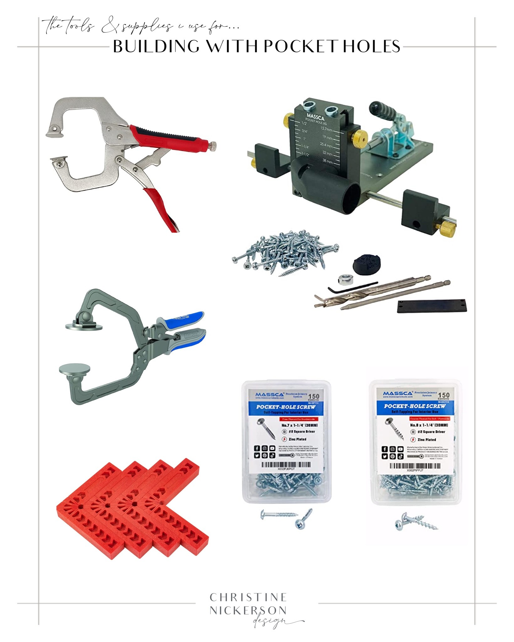 The tools I use to build cabinets & other built-ins using pocket-hole screws!

#LTKunder100 #LTKhome