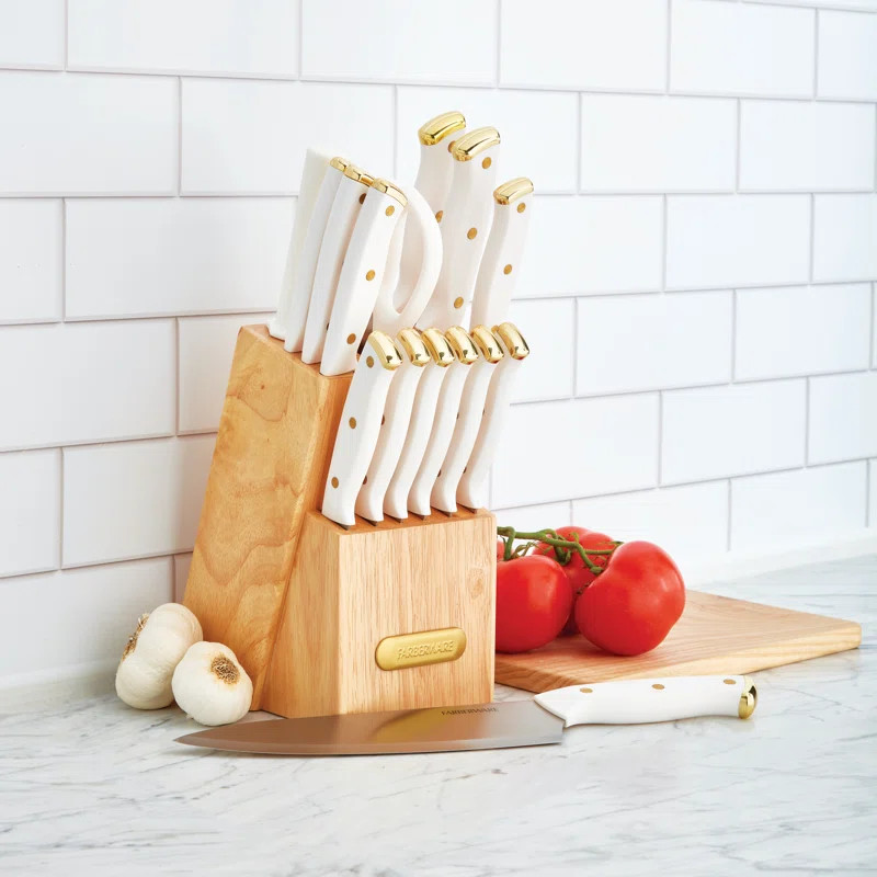 Farberware 15-Piece Triple Riveted Knife Block Set | Wayfair North America