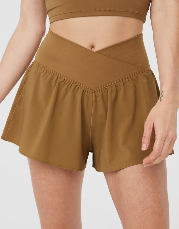 OFFLINE By Aerie Real Me Crossover Flowy Short | Aerie