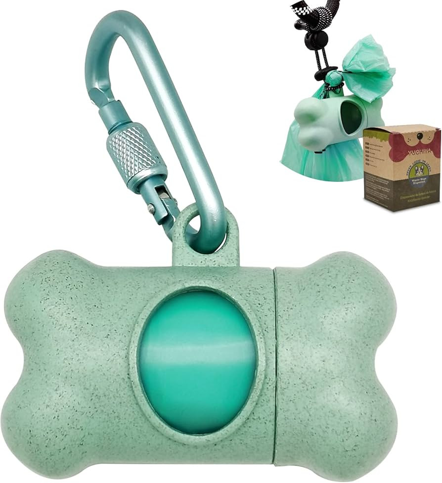 Dog Poop Pickup Bags Holder Dispenser with 1 Roll Random Color Leak-proof Scented Doggy Waste Bag... | Amazon (US)