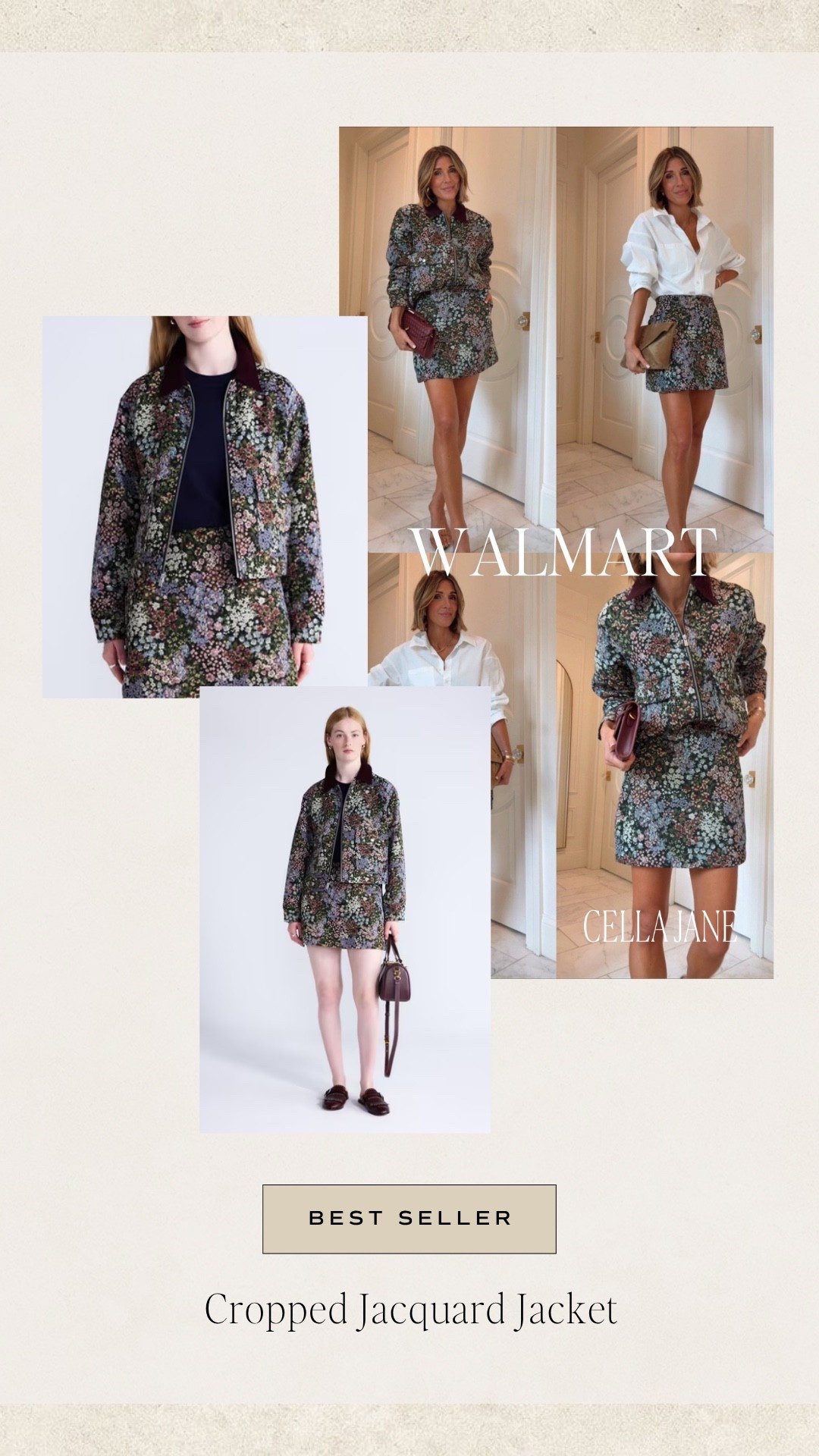 A closer look at this week’s best seller: the @Walmart floral jacquard utility jacket.

#LTKfall #LTKdatenight #LTKstyletip