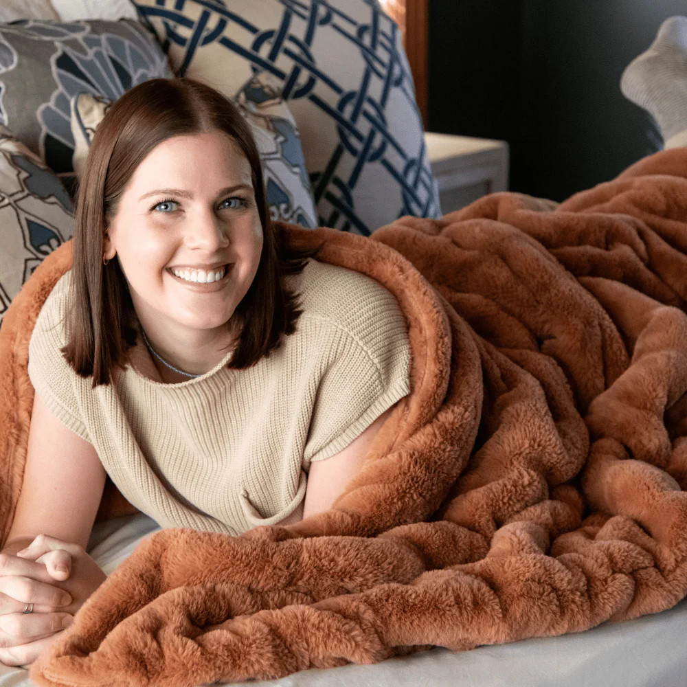 Copper Minky Blanket | Minky Designs