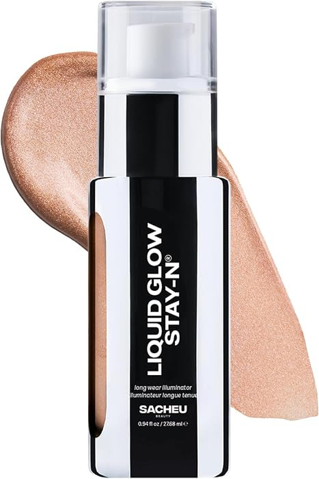 Sacheu Liquid Glow STAY-N Liquid Highlighter & Illuminator Makeup \u2014 30ml Long Lasting Lumino... | Amazon (US)