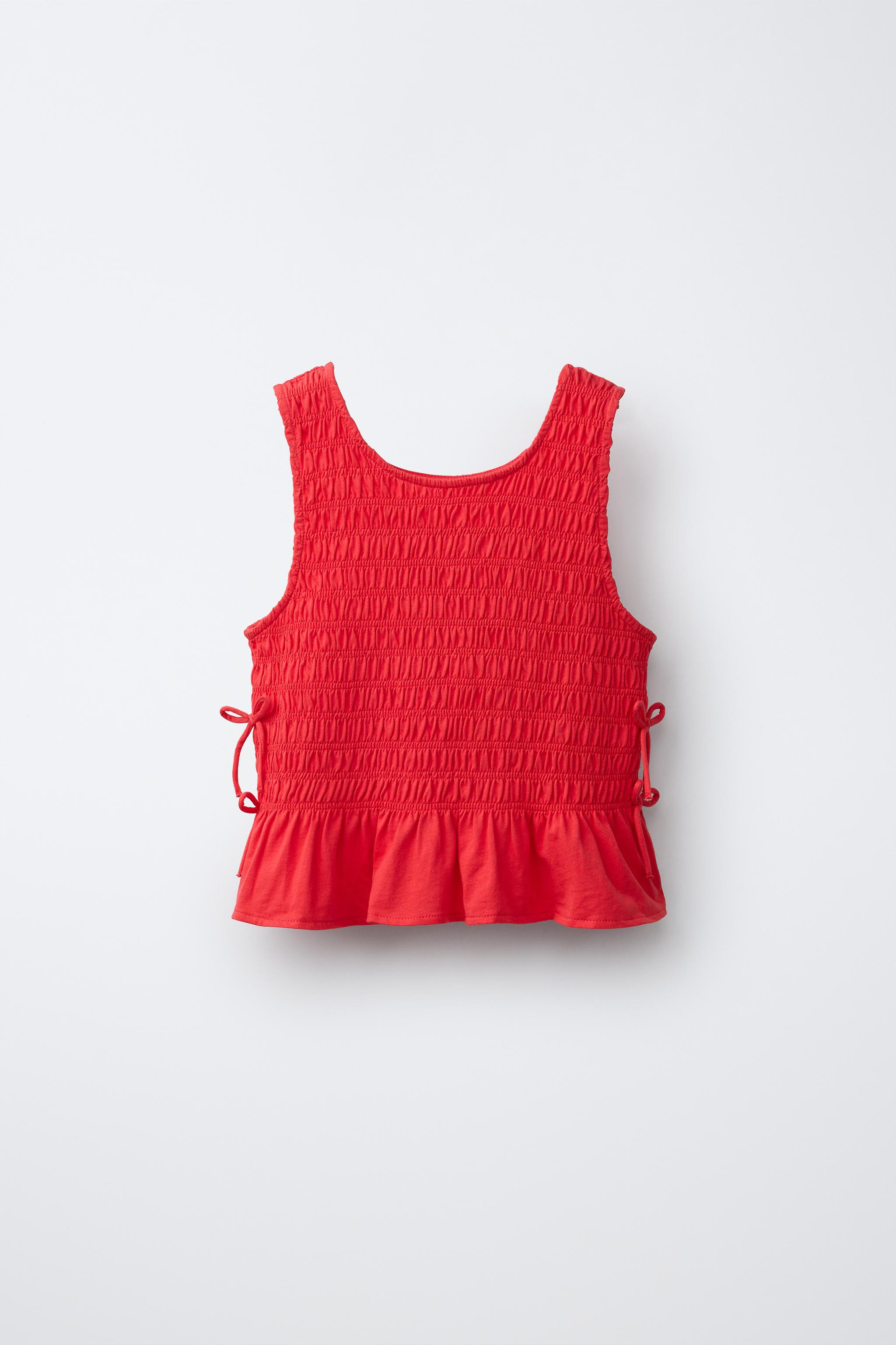 ELASTICIZED TIE TOP | Zara US