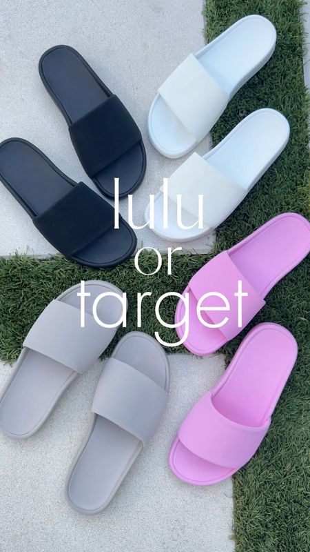 These target sandals are lululemon inspired and on sale for $13 today! Last day to save! These are a fantastic look for less option and run tts
Linen pants Sz 2
Tee sz small 
#LTKsalealert

#LTKShoeCrush #LTKSeasonal #LTKFindsUnder50