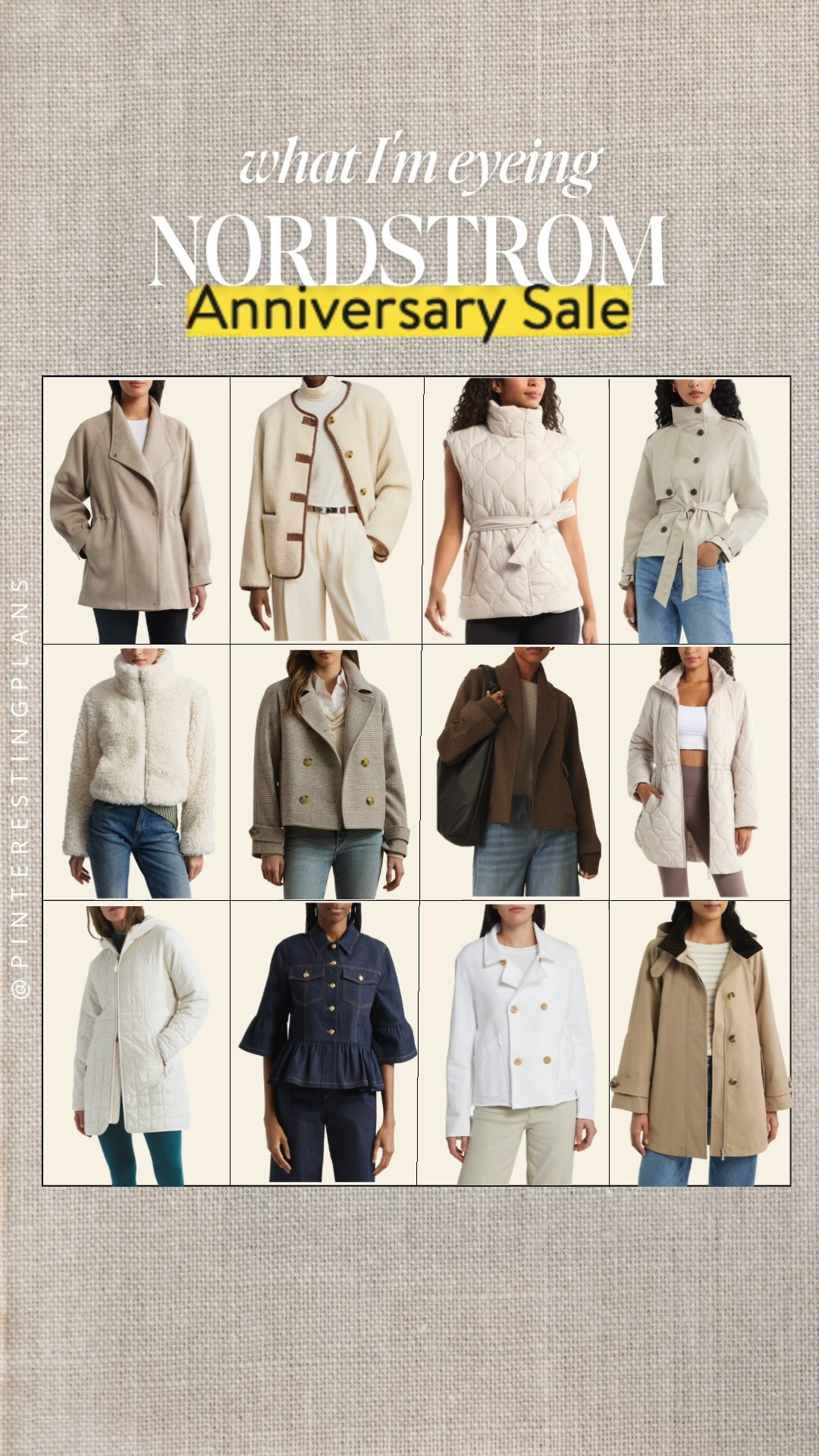 Getting my Nordstrom items lined up so I can see what my wish list will look like. Here’s what caught my eye in layers. 

Jackets, trenches, vests 

Nordstrom sale

#LTKSaleAlert #LTKOver40