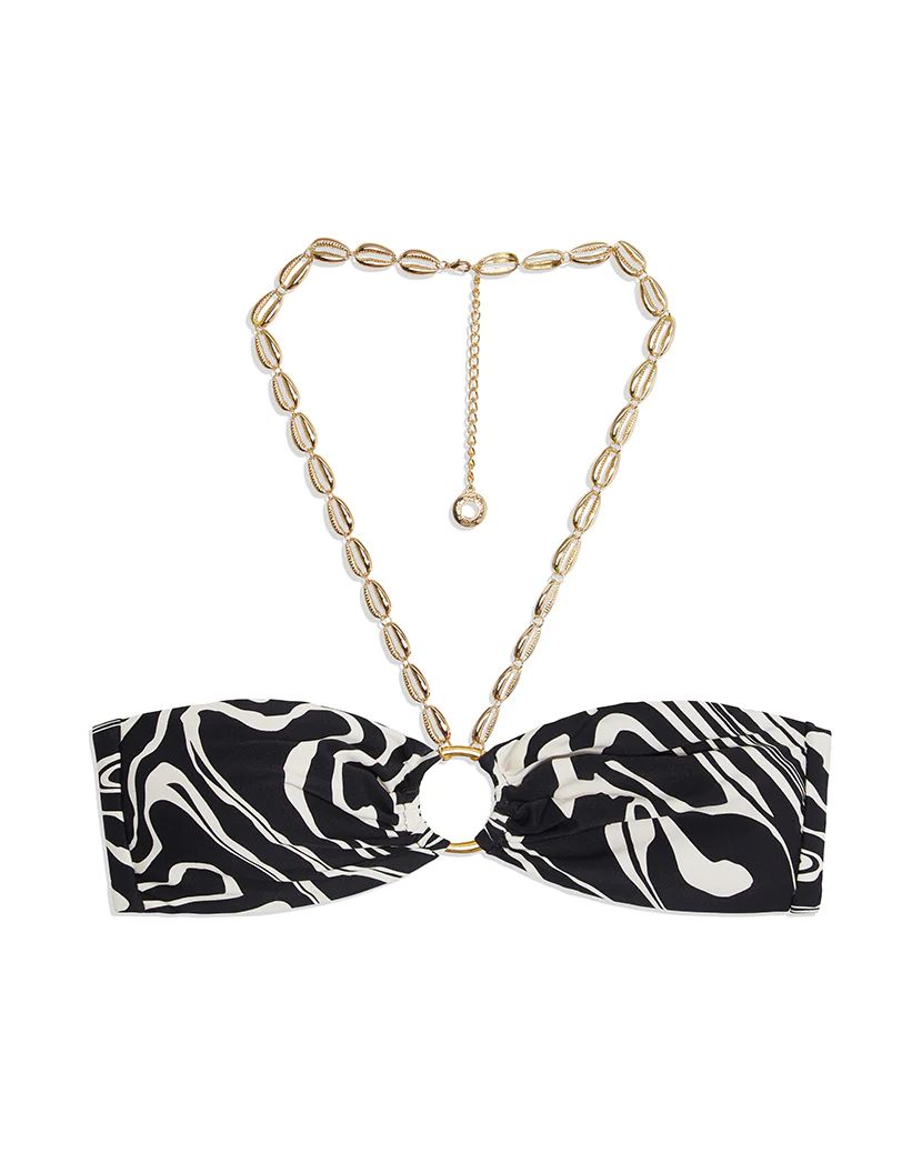 Necklace Marble Bandeau Bikini Top | We Wore What