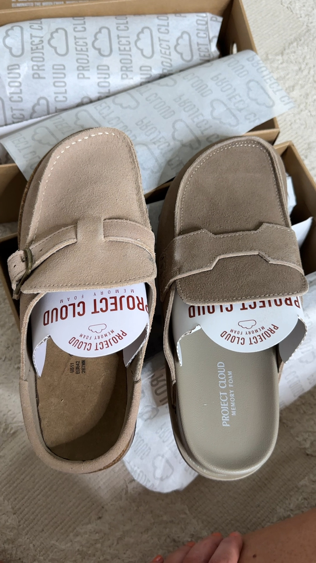 Birkenstock clogs look for less! Got my normal size 11 in both 

#LTKOver40 #LTKShoeCrush