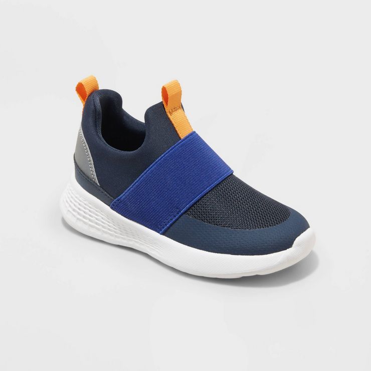 Toddler Slip-On Sneakers - Cat & Jack™ Navy Blue 13 | Target