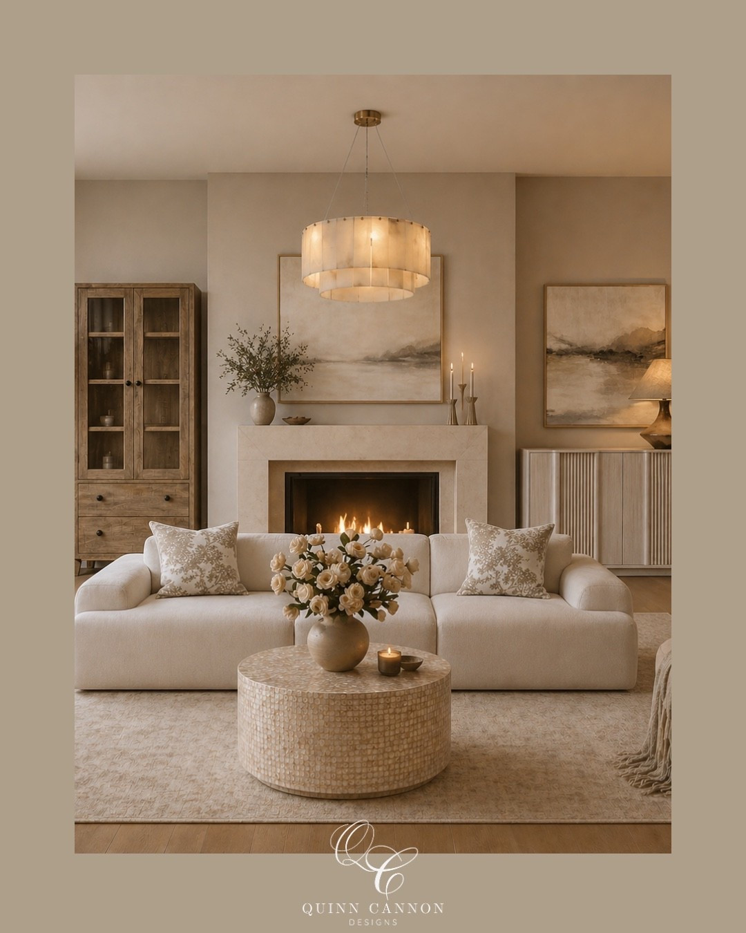 Neutral living room design | warm minimal interior | cozy beige home decor | elevated everyday living with soft textures, layered neutrals, natural wood tones, and timeless styling. A calm, curated space designed for comfort and effortless elegance. #InteriorDesign #NeutralHome #LivingRoomInspo #ModernOrganic #WarmMinimalism #HomeStyling #LuxuryInteriors #BeigeAesthetic #InteriorRendering #DesignInspo

#LTKHome