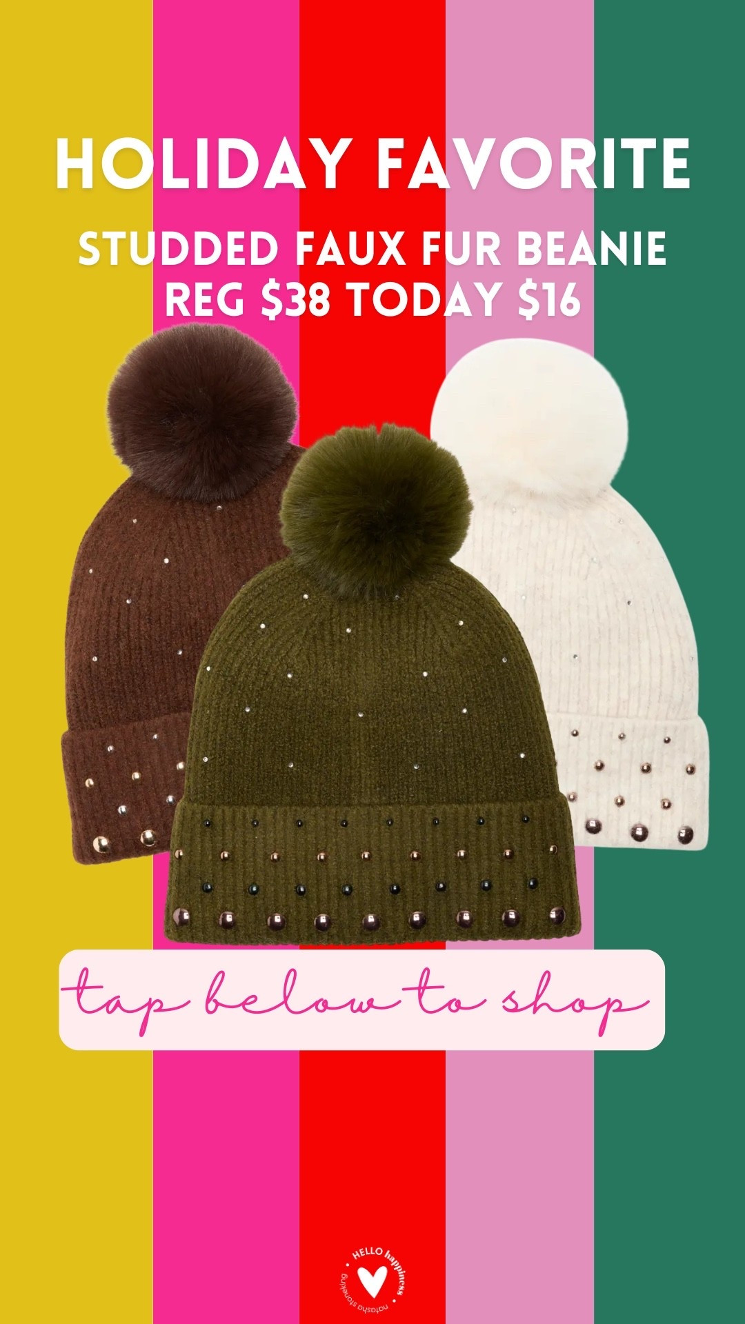 Pom Pom beanie love!!! 

#LTKSeasonal #LTKHoliday #LTKSaleAlert