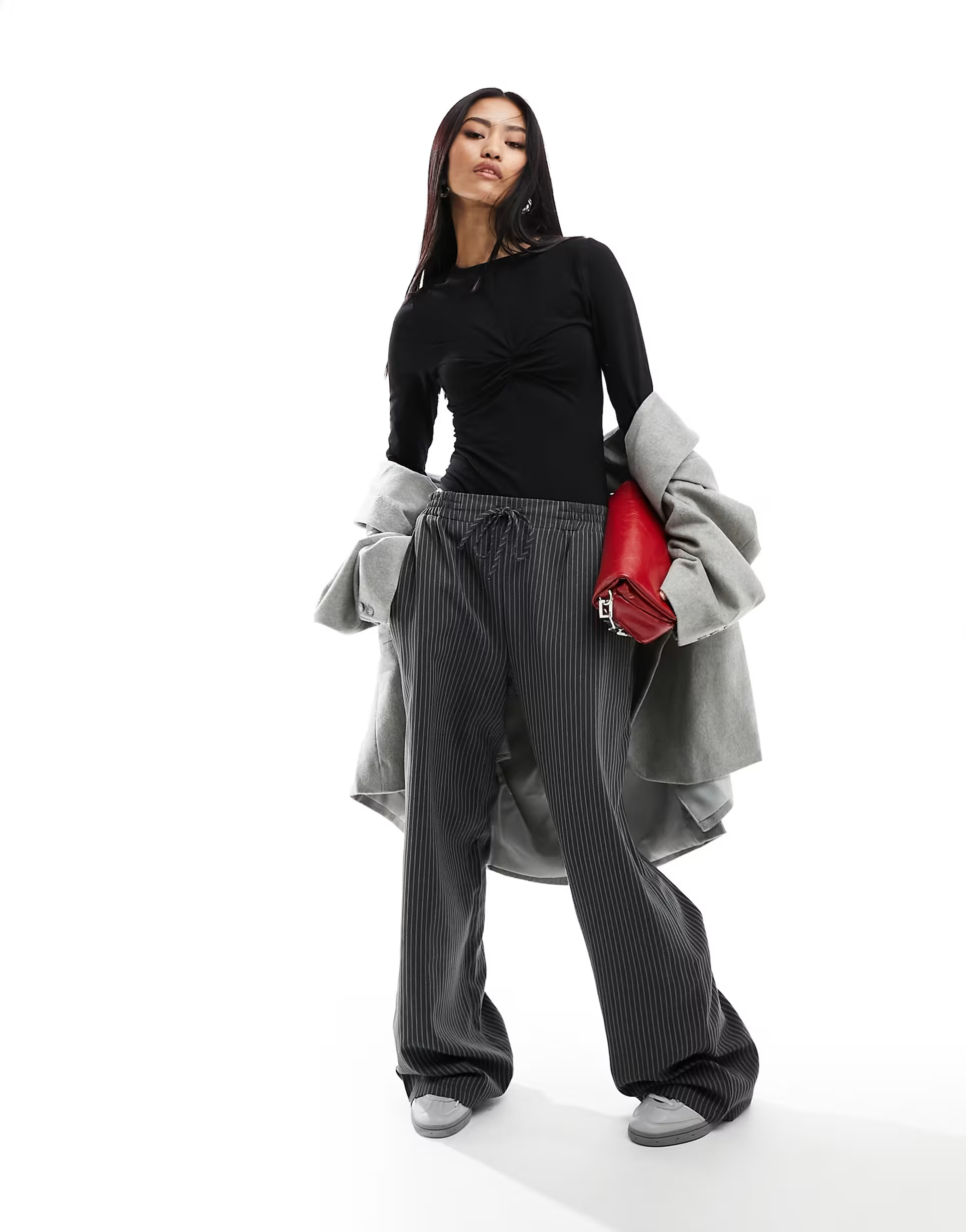 New Look long sleeve twist detail body in black | ASOS | ASOS (Global)