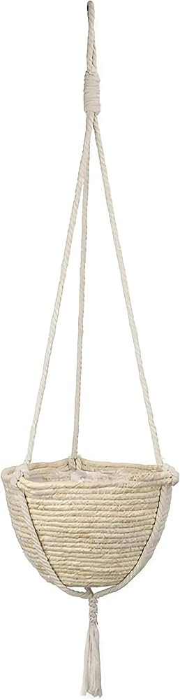 HENJADE Hanging Planter Basket Decor Flower Pots Hanger Garden Decoration Indoor Outdoor Watering... | Amazon (US)