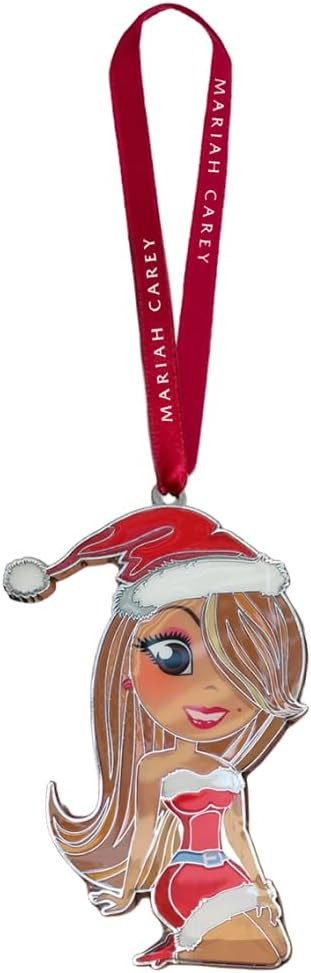 Mariah Carey Official Christmas Metal Ornament | Amazon (US)