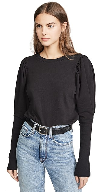 Puff Sleeve Sweatshirt | Shopbop