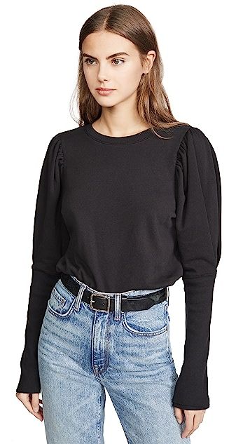 Puff Sleeve Sweatshirt | Shopbop