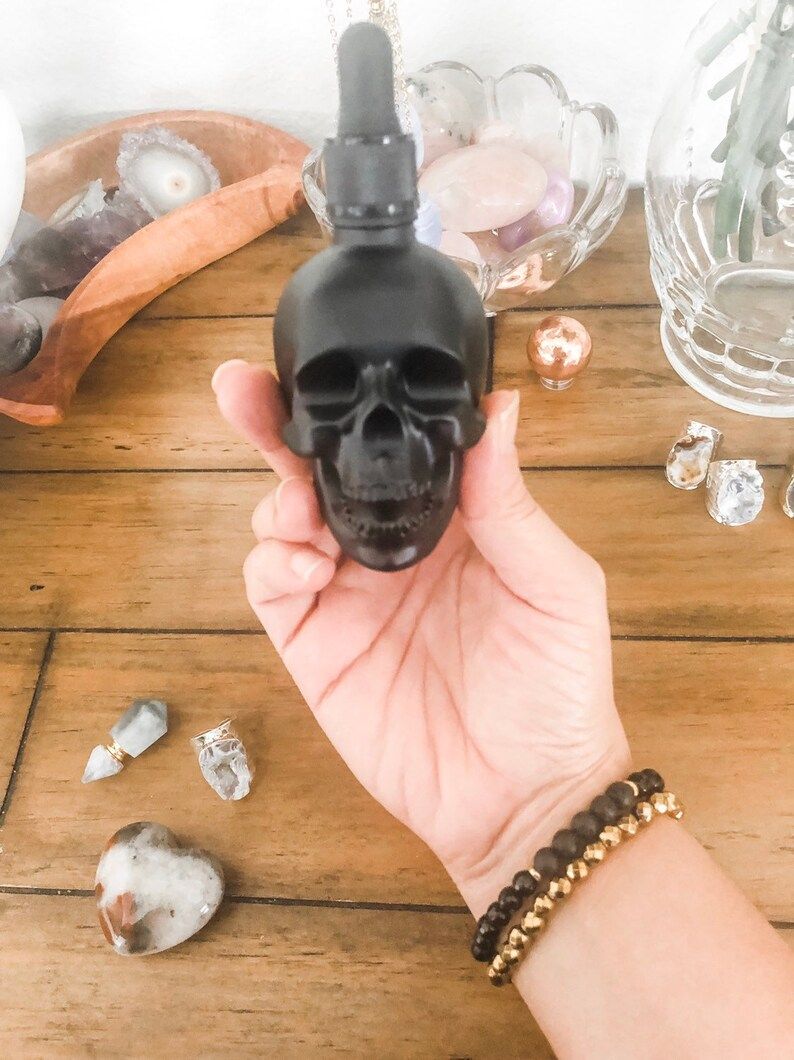 Skull Dropper Bottle, 30 ML | Etsy (US)