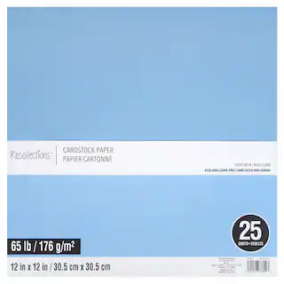 12" x 12" Cardstock Paper by Recollections™, 25 Sheets | Michaels Stores