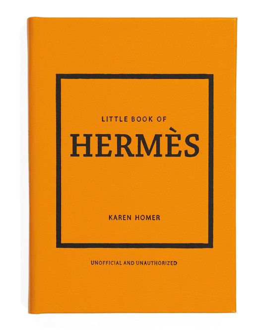 Little Book Of Hermes Leather Bound Book | TJ Maxx