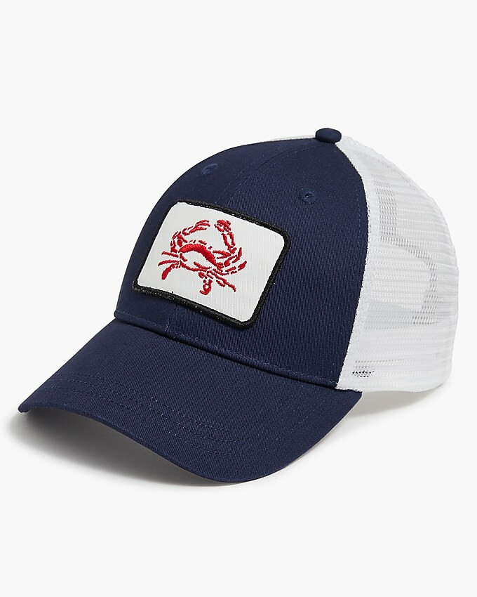 Embroidered trucker hat | J.Crew Factory