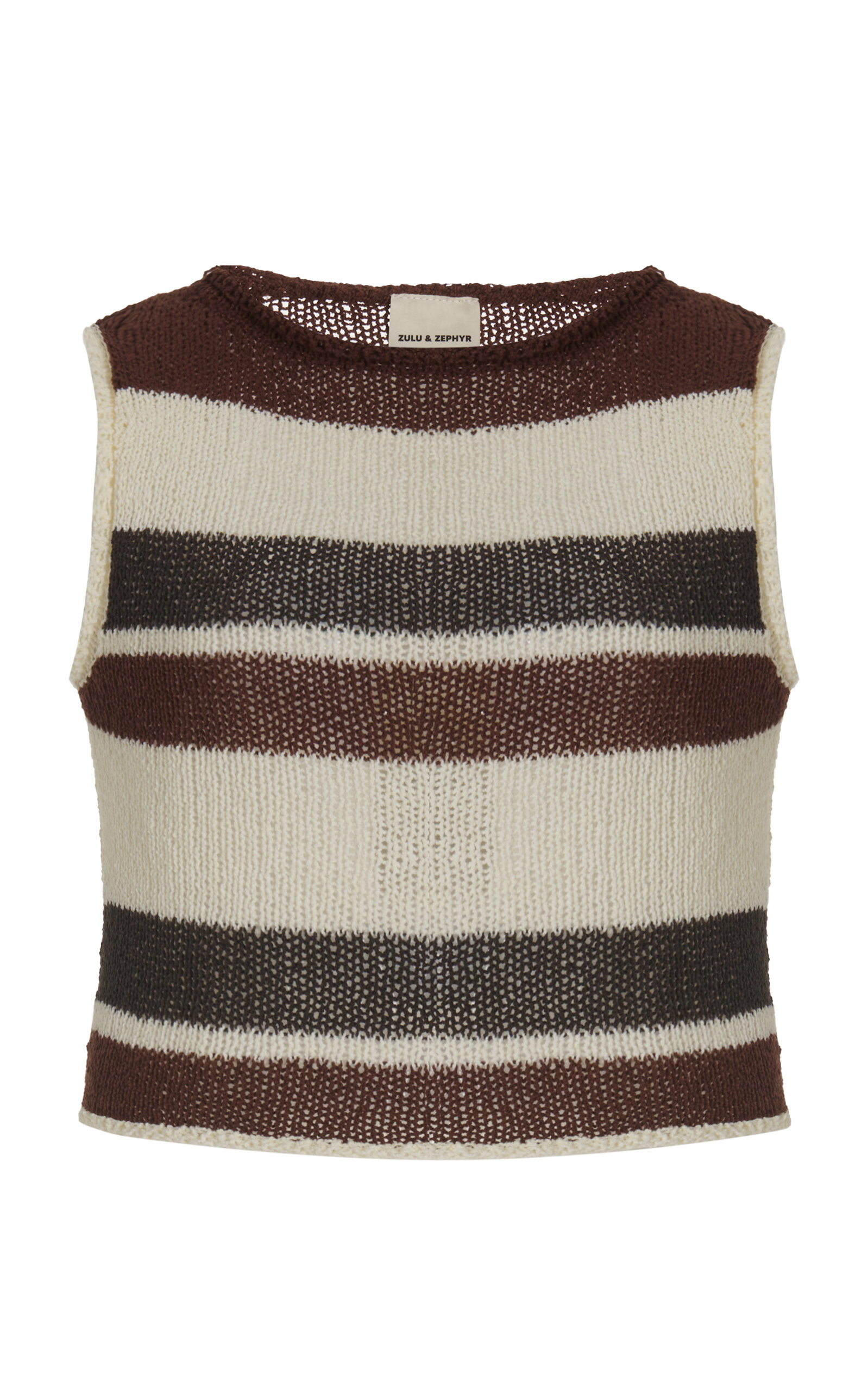 Striped Cotton-Blend Knit Top | Moda Operandi (Global)