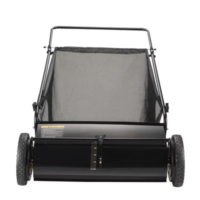 VEVOR Push Lawn Sweeper, 26-inch Leaf & Grass Collector, Strong Rubber Wheels & Heavy Duty Thickened Steel | Target