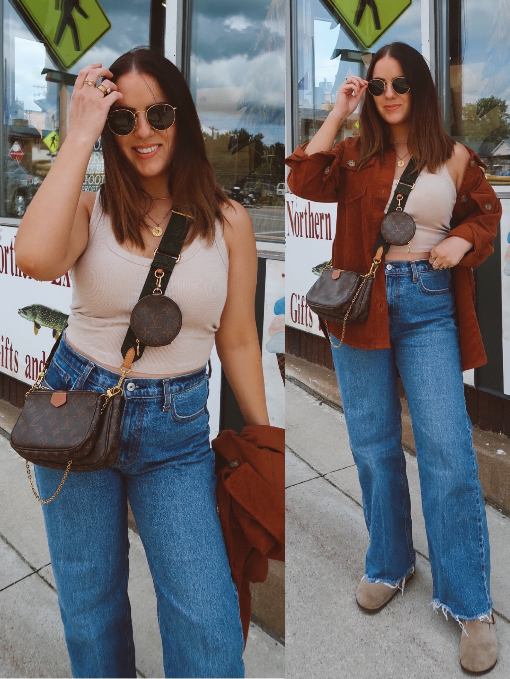 Casual fall outfit on sale! Wearing m tank, s shacket, 29s denim, clogs tts 

#denim #clogs #falloutfits

#LTKshoecrush #LTKSeasonal #LTKsalealert