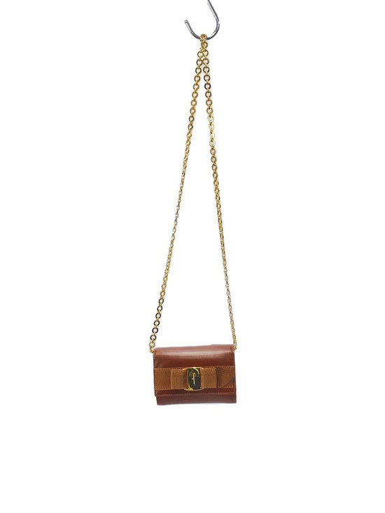 Salvatore Ferragamo Shoulder Bag Leather Brown | Poshmark