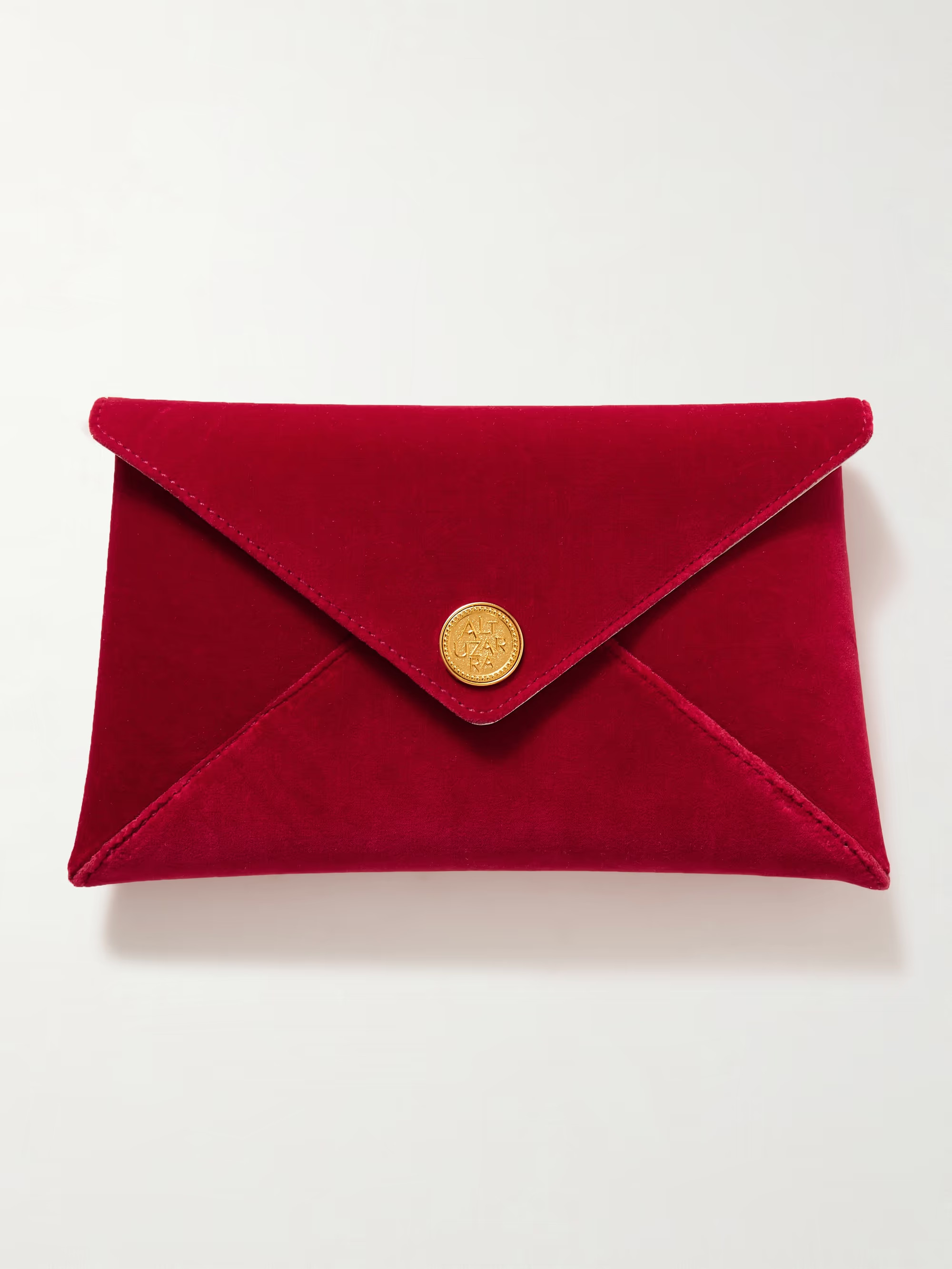 Medallion velvet clutch | NET-A-PORTER (UK & EU)