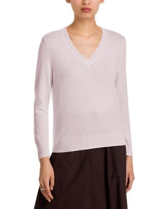 100% Cashmere V Neck Sweater - Exclusive | Bloomingdale's (US)