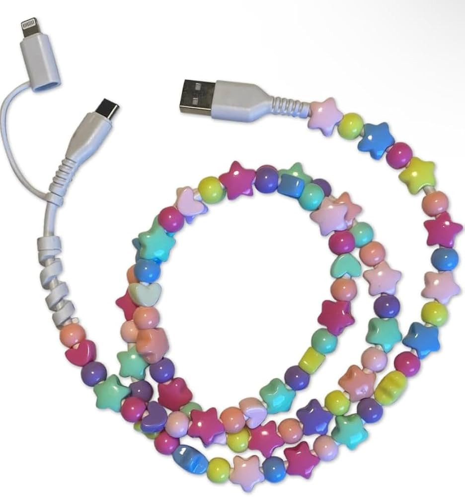 USB Phone Charger C Cable I Phone Universal Charger Cable USB Car Charger Cute Phone Charger Carg... | Amazon (US)